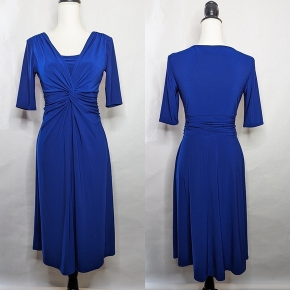 Chaps Ralph Lauren Dress Blue - Picture 1 of 4